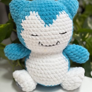 Handmade Crochet Plushie pockemon Snorlax