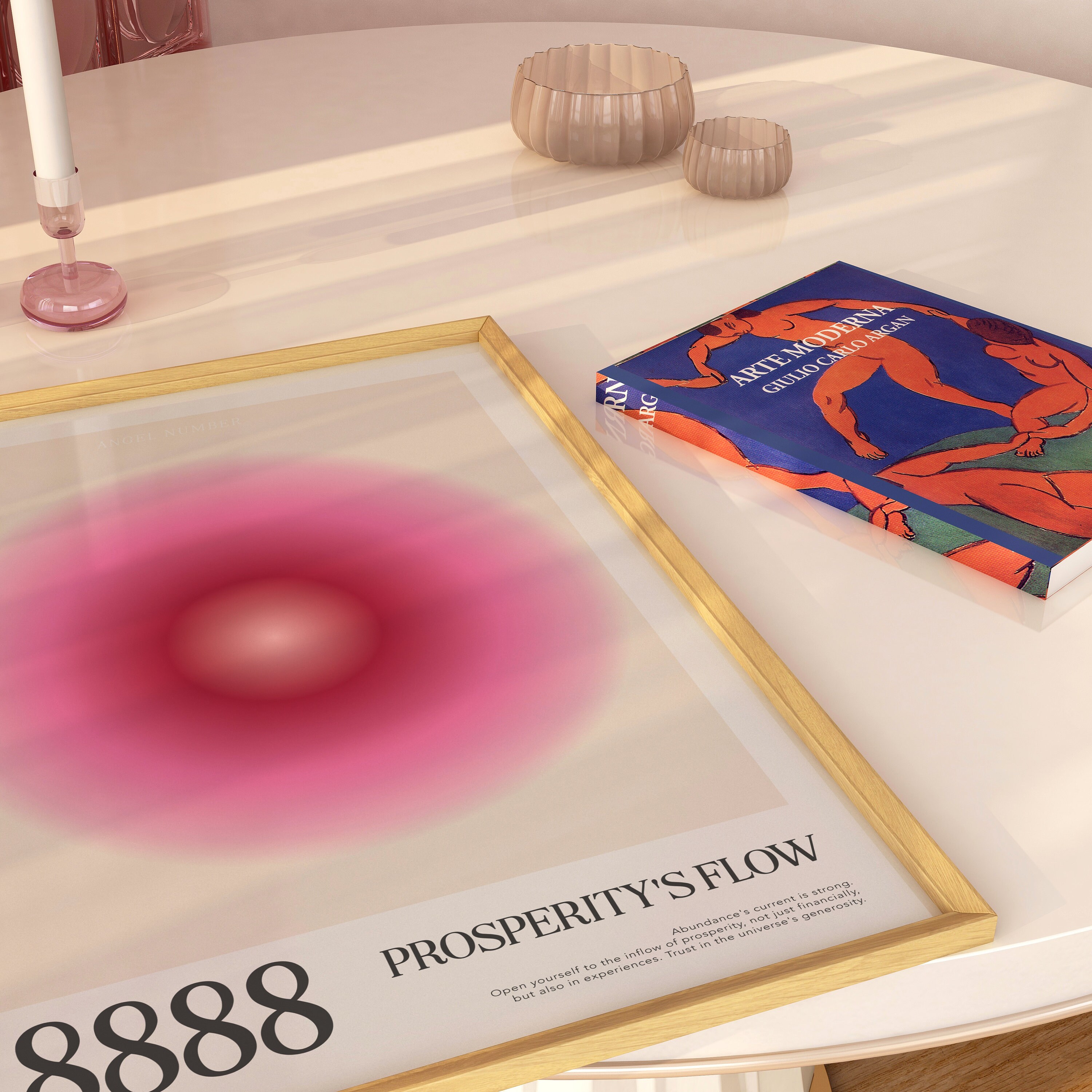8888 Angel Number Poster Aura Poster Aura Print Angel Number Print