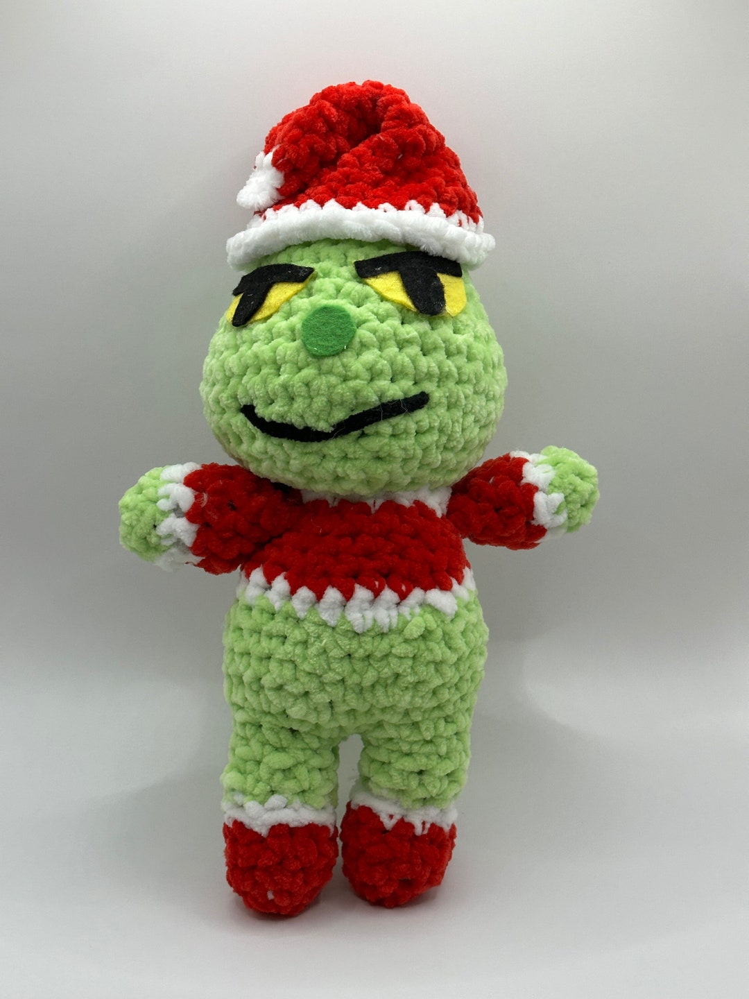 Crochet the Grinch Plushie Etsy