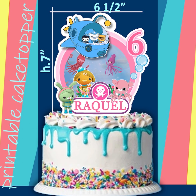 Octonauts Cake Topper /personalized Octonauts Birthday Party/ Birthday ...