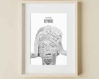 Beyonce Poster / Pop Artwork