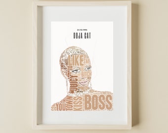 Doja Cat Poster / Hip Hop Artwork