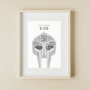 MF Doom Poster / Classic Hip Hop Artwork