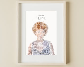 Ice Spice Poster / Hip Hop Artwork