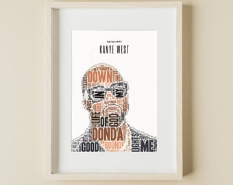 Kanye West Poster / Classic Hip Hop Artwork