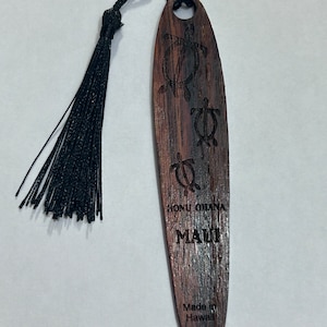 Nature Inspired: Koa Wood with Resin Bookmark - Hong Ohana