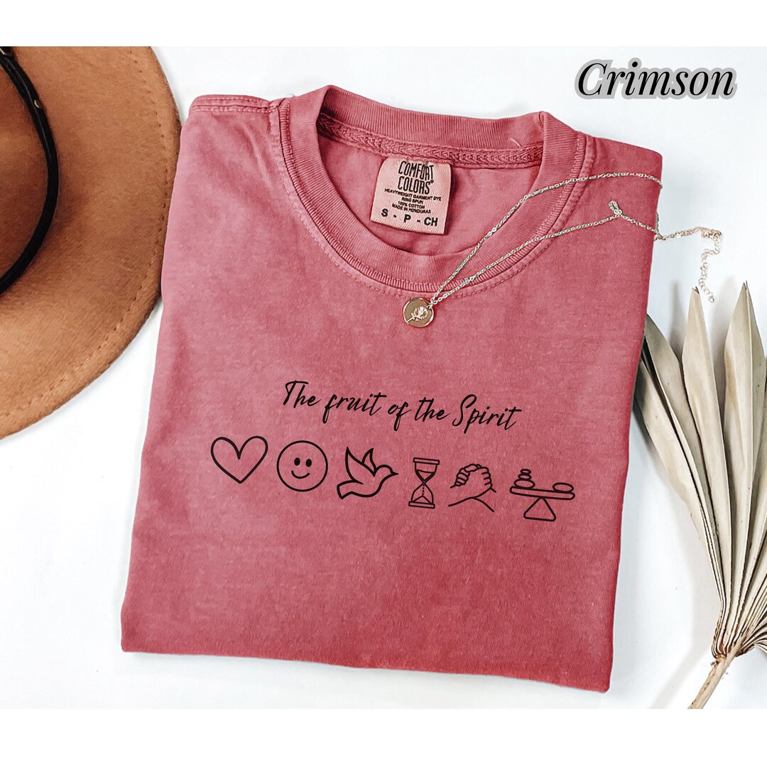 Fruit of the Spirit Christian Shirt, Faith Gift for Women , Galatians 5 ...