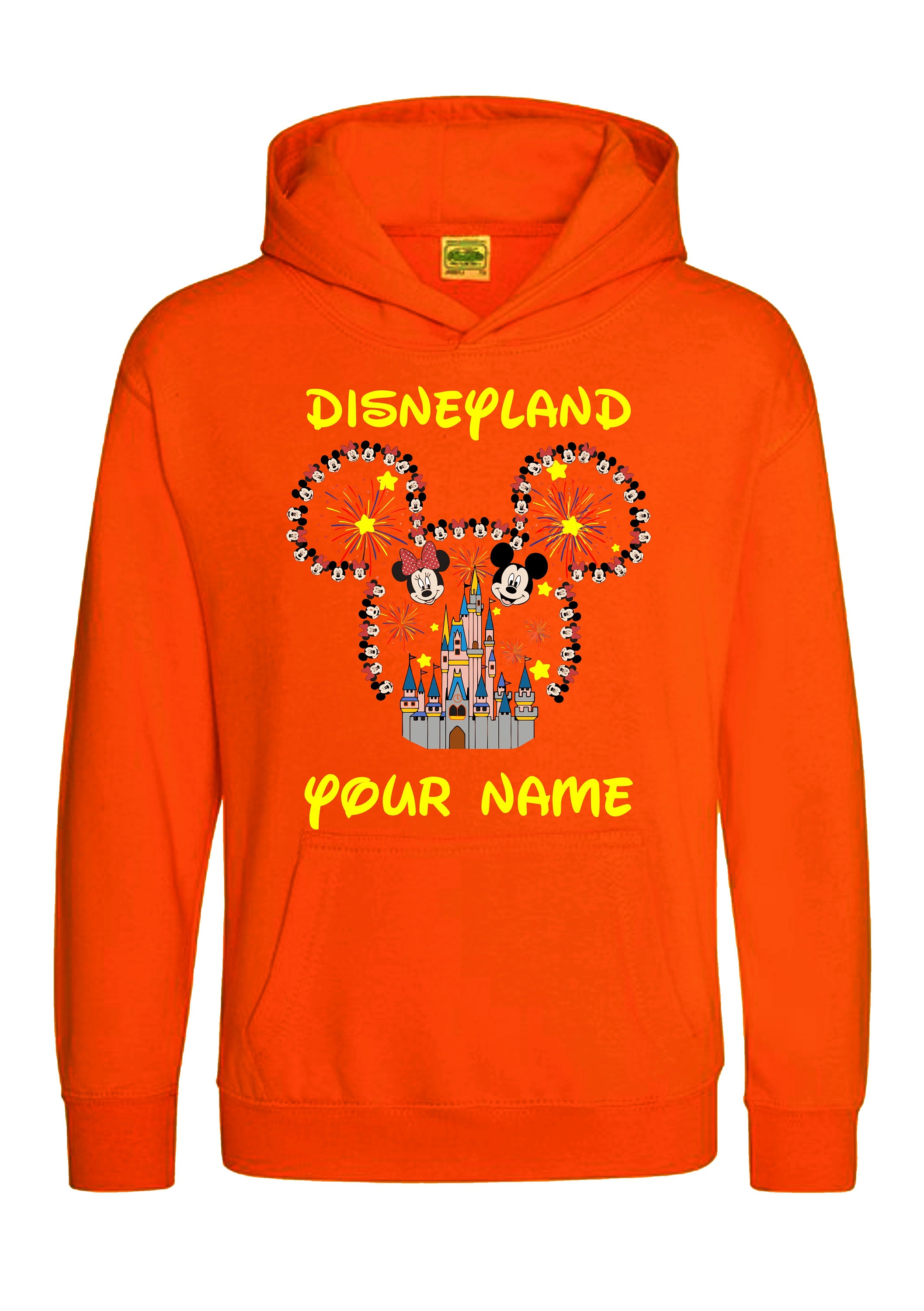 Personalized Disneyland Paris 2025 Mickey Minnie Hoodie, Family