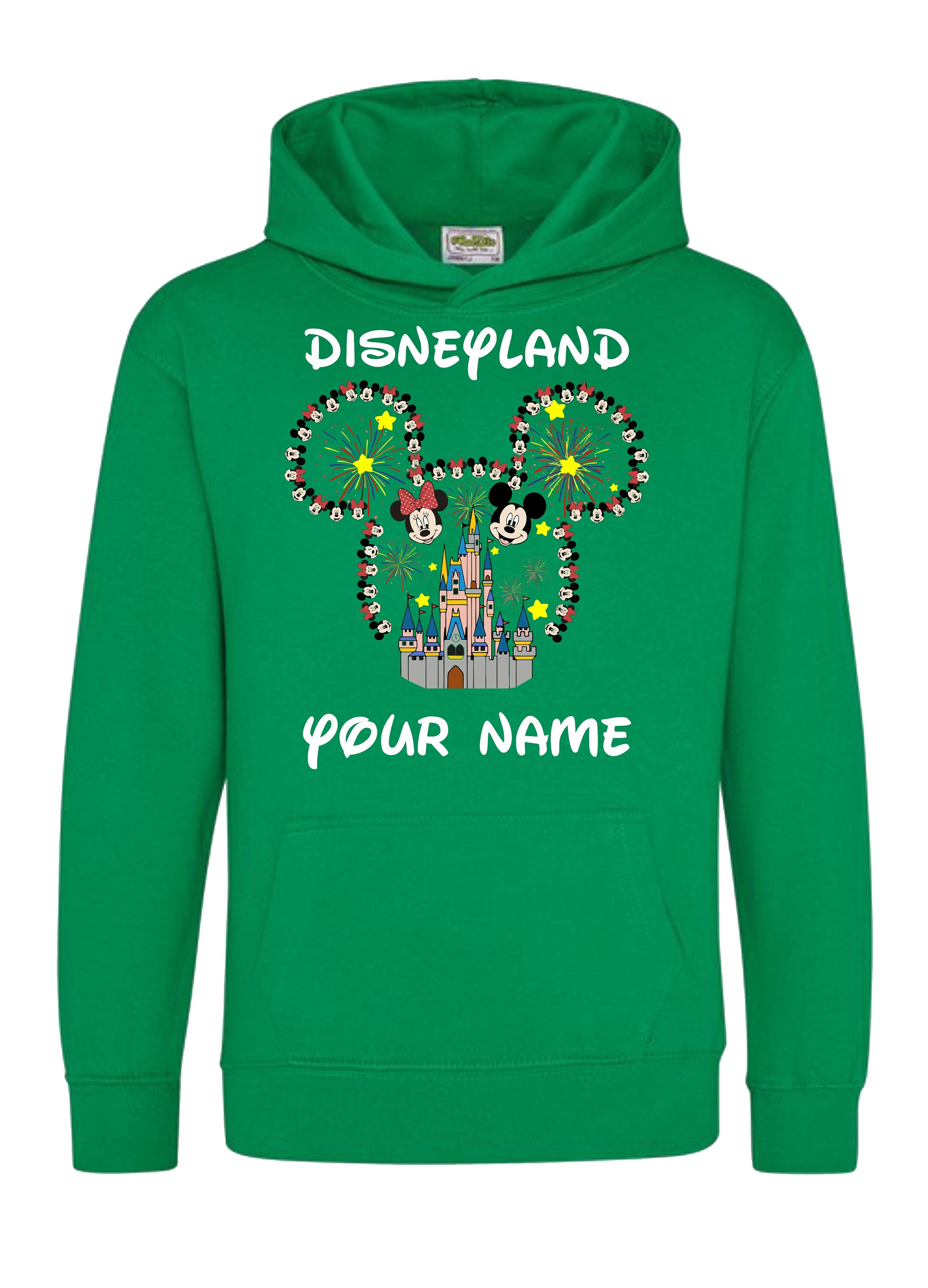 Personalized Disneyland Paris 2025 Mickey Minnie Hoodie, Family