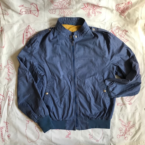 Vintage Slate Blue London Fog Jacket, Windbreaker