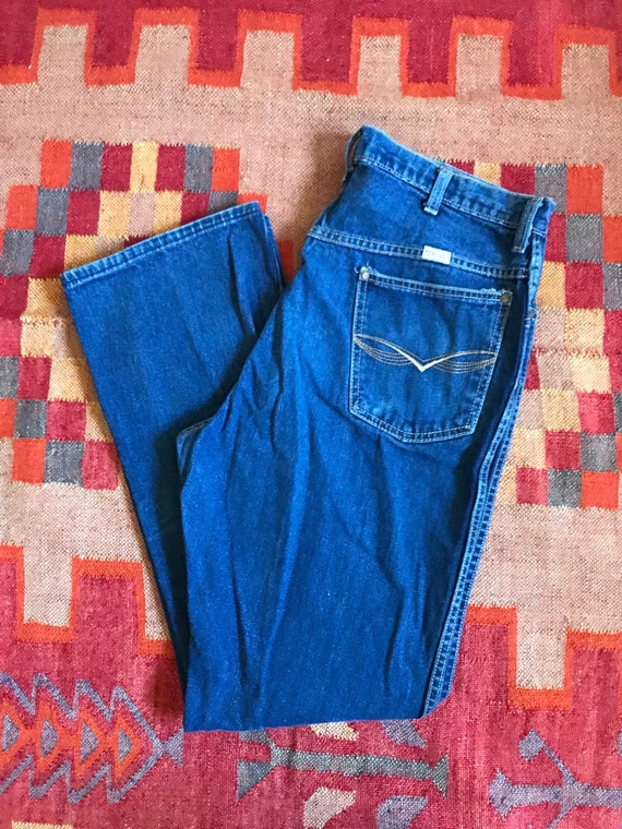 Vintage Dark Wash Dee Cee Denim Jeans 33x31