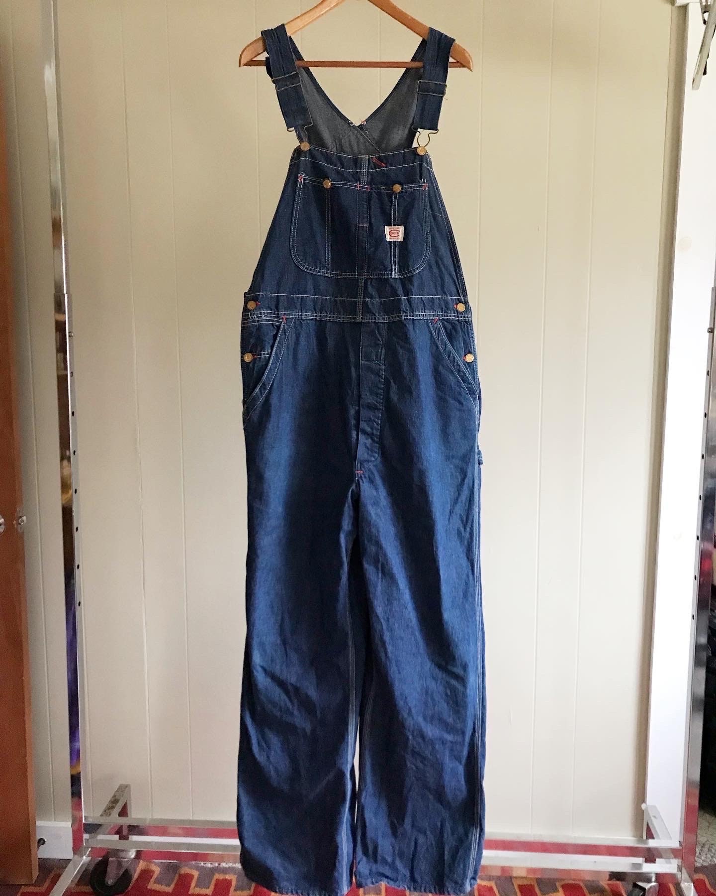 50's〜70’s SANFORIZED Denim Overall 50's〜70's SANFORIZED Denim Overall 50's〜70's SANFORIZED