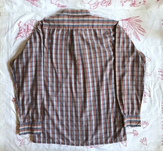 Vintage 70’s YSL “Sportswear” Super Soft Plaid Bu… - image 5