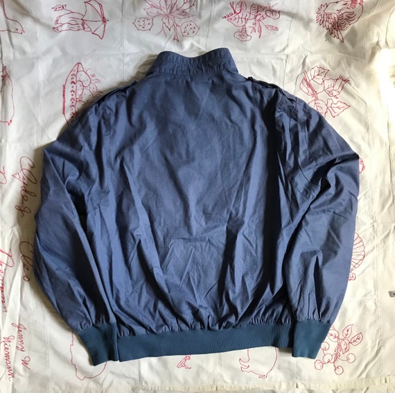 Vintage Slate Blue London Fog Jacket, Windbreaker - image 2