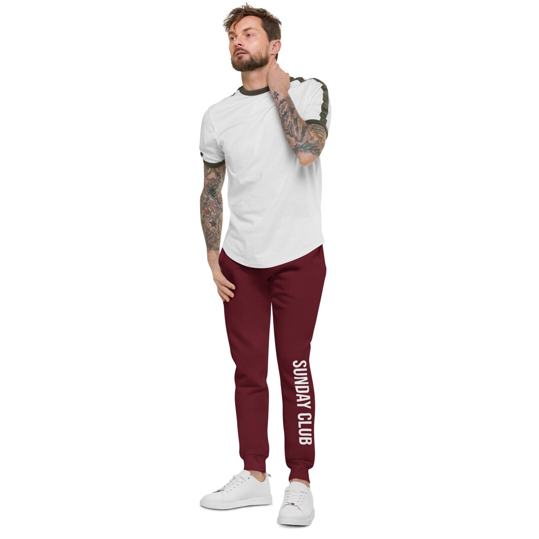 Sunday Club Sweatpants Unisex Fleece Sweatpants Men's Joggers ...