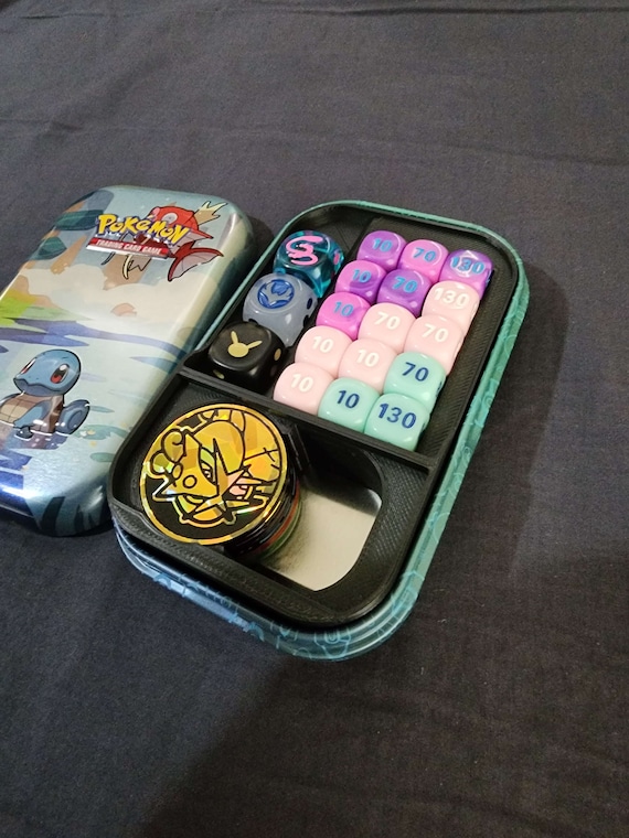 Pokemon Mini Tin Insert - Holds Dice, Coins, and Vstar Token - Etsy