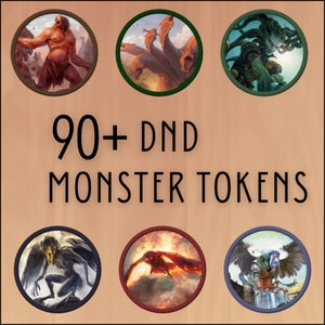99 DnD モンスター クリーチャー トークン