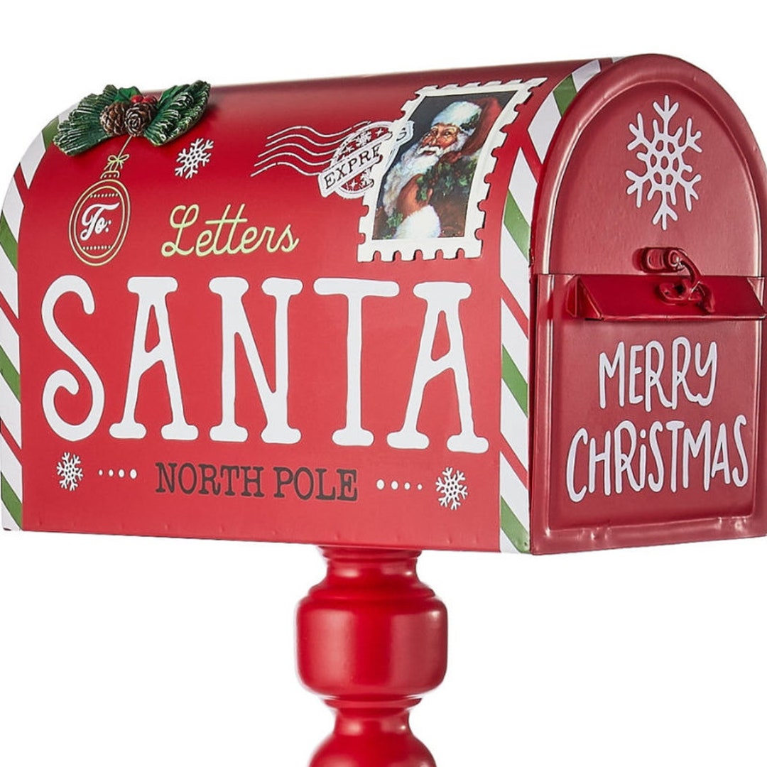 Meticulosa decoración de buzón de Navidad / Buzón de Navidad Etsy España