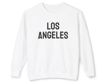 Los Angeles Crewneck Sweatshirt: Unisex Cotton Pullover