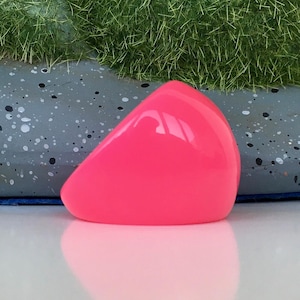 Summer Ring Size 8  (18.25 mm) Lucite Acrylic Plastic Ring Pink Color, Statement Ring