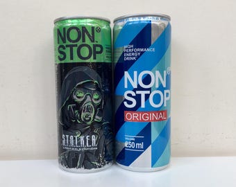 Lata vacía de bebida energética Stalker: S.T.A.L.K.E.R. 2 Corazón de Chernóbil Edición Limitada
