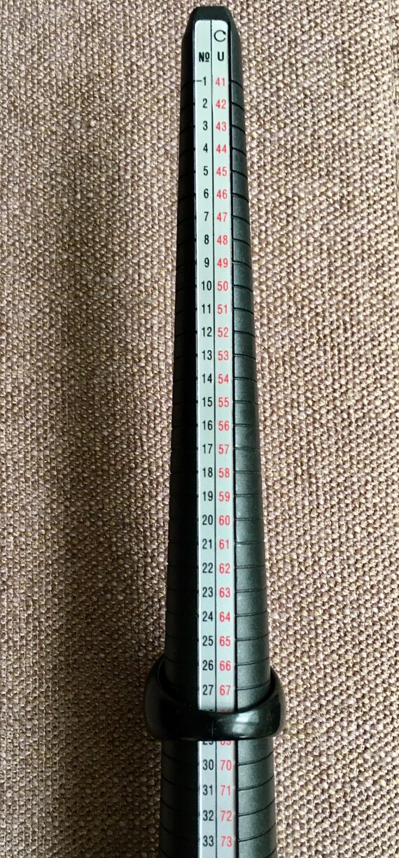 Lucite Statement Ring: Black & Blue Floral Patter… - image 9