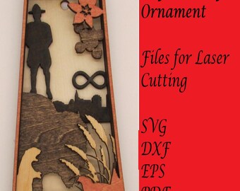 Saskatchewan Layered Map / Ornament Digital Files for Laser Cutting; Instant Download