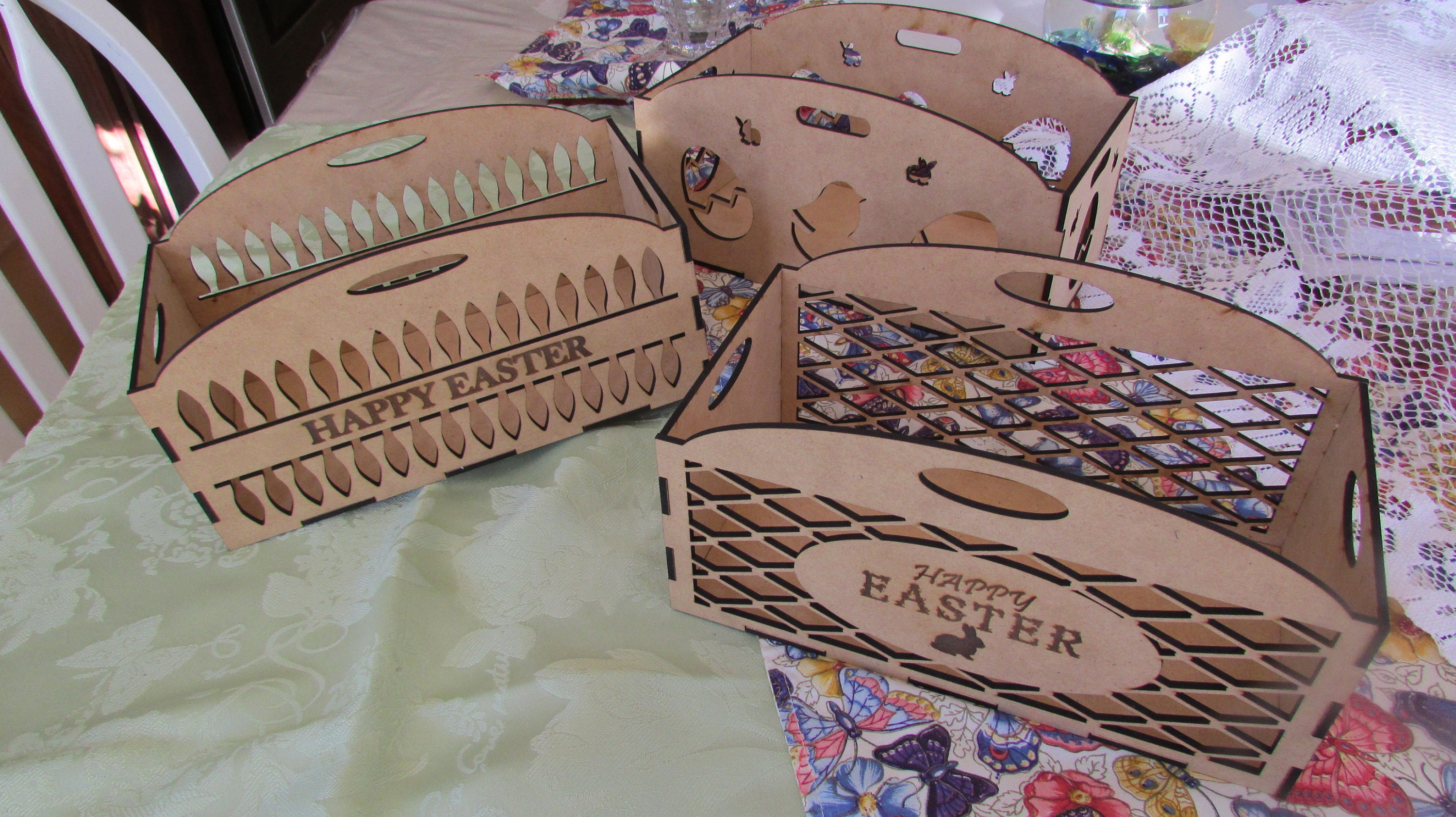 Easter Boxes, 3 Designs, Digital SVG Files for Laser Cutting; Instant ...