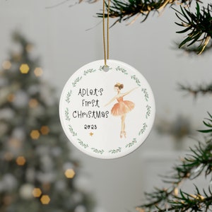 First Christmas Ornament, Personalized First-year Ornament, Nutcracker Ornament, Personalized Christmas Ornament, Granddaughter gift, Fairy