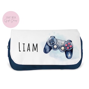 Personalisierte Kinder-Federmäppchen, Federmäppchen für Mädchen, Federmäppchen für Jungen - Back to School, benutzerdefinierte Kinderfedermäppchen - Gaming