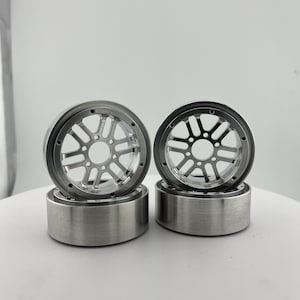 Aluminum Scale 1.9 RC Rock Crawler Wheels machined finished.  Made in Texas!