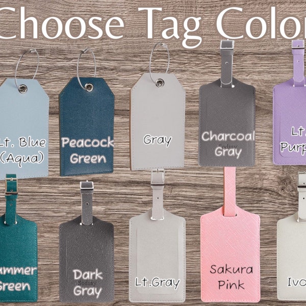 ON SALE!! Custom Personalized Luggage Tags