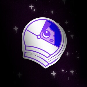 Pegatinas de paseo espacial: cadete espacial