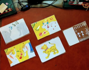 Handcrafted | Postcards - Set of 4