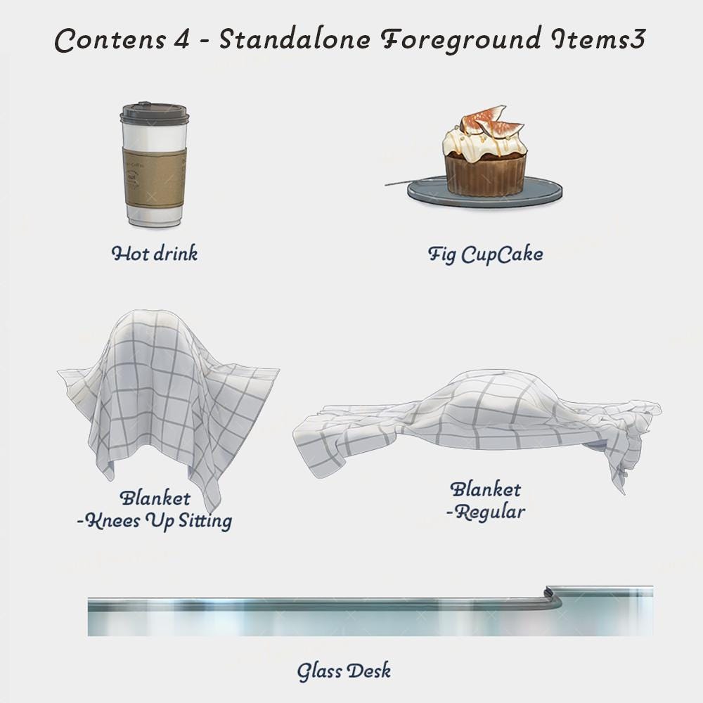 Chill City Haven | Animated Vtuber Background | Vtuber Assets | Cozy ...