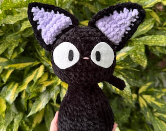 Black Cat Amigurumi Crochet Pattern: Anime Stuffed Animal (PDF Digital Download)