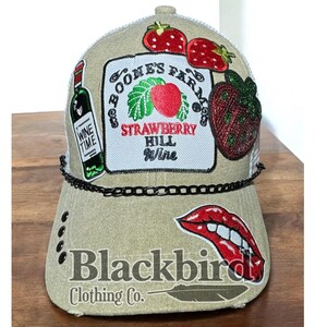 Boones Farm Strawberry Wine Trucker Hat || Trucker hat || Boones Farm || Wine || Throwback || Strawberry Wine