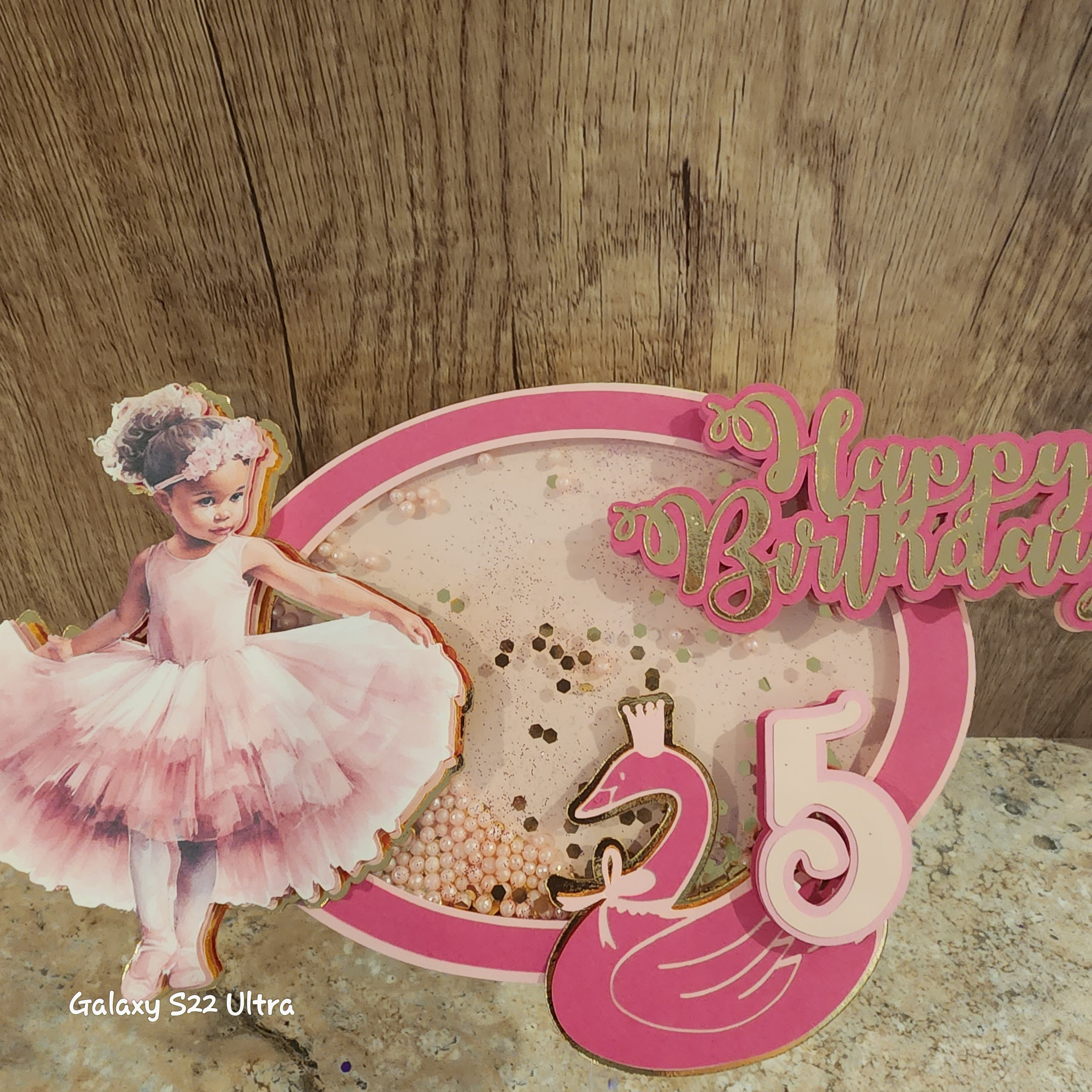Ballerina Cake Topper Shaker, Custom Cake Topper, Personalized Cake — free download