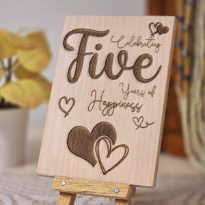 Gepersonaliseerde lasergegraveerde houten kaart Verjaardagscadeau, speciaal cadeau voor stel, cadeaus voor hem en haar, aanpasbaar cadeau, Valentijnsdag