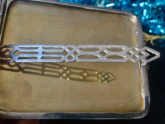 RARE BIRKS Vintage Sterling Silver Cigarette Case… - image 7