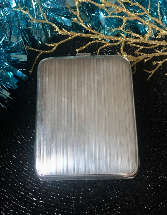 RARE BIRKS Vintage Sterling Silver Cigarette Case… - image 4