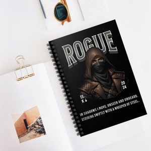 Campaign Journal & Character Notebook - Perfect Nerd Gift for Role Playing Games Enthusiasts - Rogue