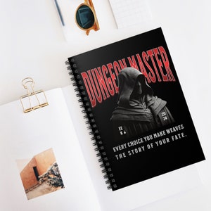 Diário de campanha e caderno de personagens – Presente Nerd perfeito para entusiastas de jogos de RPG – Dungeon Master