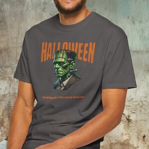 Halloween Frankenstein&#39;s Monster Shirt - Comfort Colors 1717