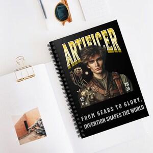 Campaign Journal & Character Notebook - Perfect Nerd Gift for Role Playing Games Enthusiasts - Artificer