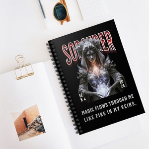 Campaign Journal & Character Notebook - Perfect Nerd Gift for Role Playing Games Enthusiasts - Sorcerer
