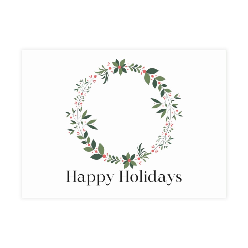 Happy Holidays Postcard Bundles envelopes Included - Etsy Canada