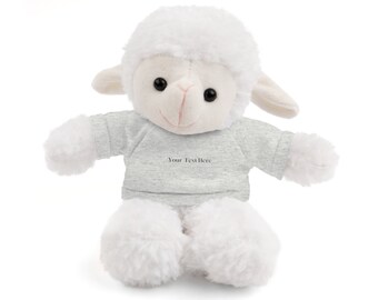 Stuffed Animals with Tee (Custom Text on T-shirt)