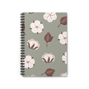 Cotton Design Spiral Notebook - Ruled Line