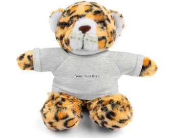 Stuffed Animals with Tee (Custom Text on T-shirt)